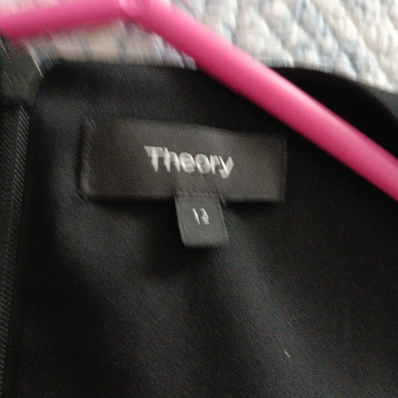 THEORY Shirred Jumpsuit Classic Crepe Black 12 - Picture 9 of 10